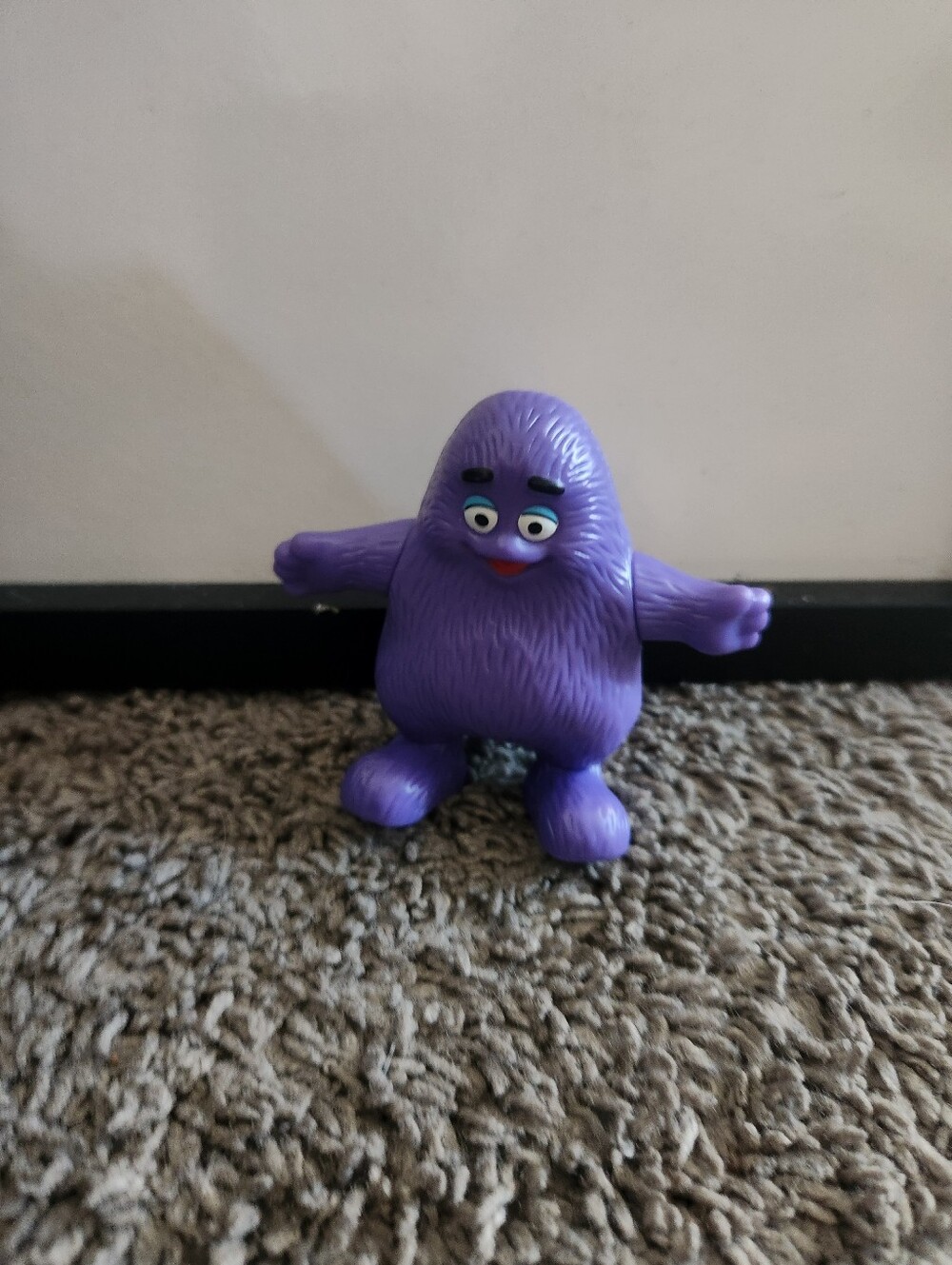 McDonalds Grimace PVC 2” Purple Figurine 1990 Toy 90s Happy Meal Kids Collecting